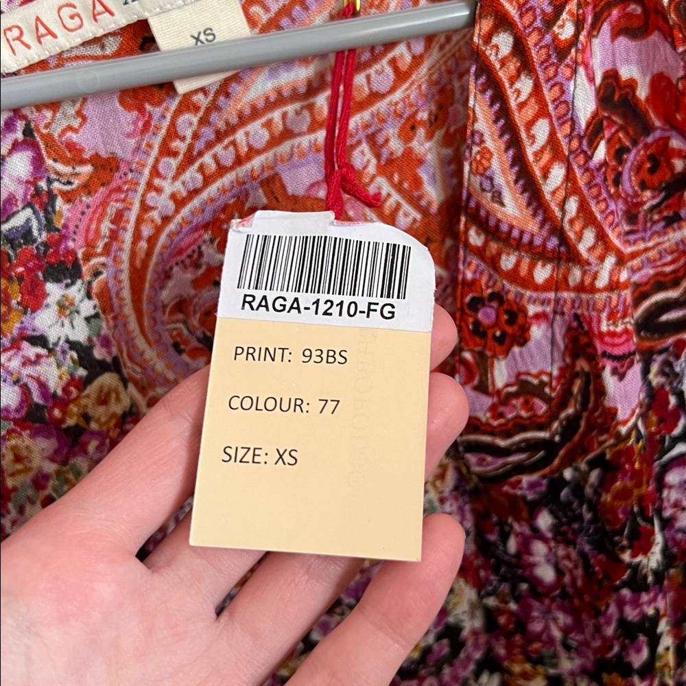 Raga X Anthropologie Henderson Cover Up Kimono XS New Tags Boho duster - Picture 5 of 5
